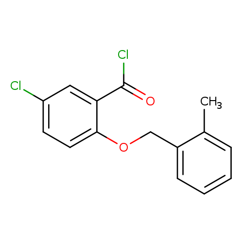 5-Chloro-2-[(2-methylbenzyl)oxy]benzoyl chloride