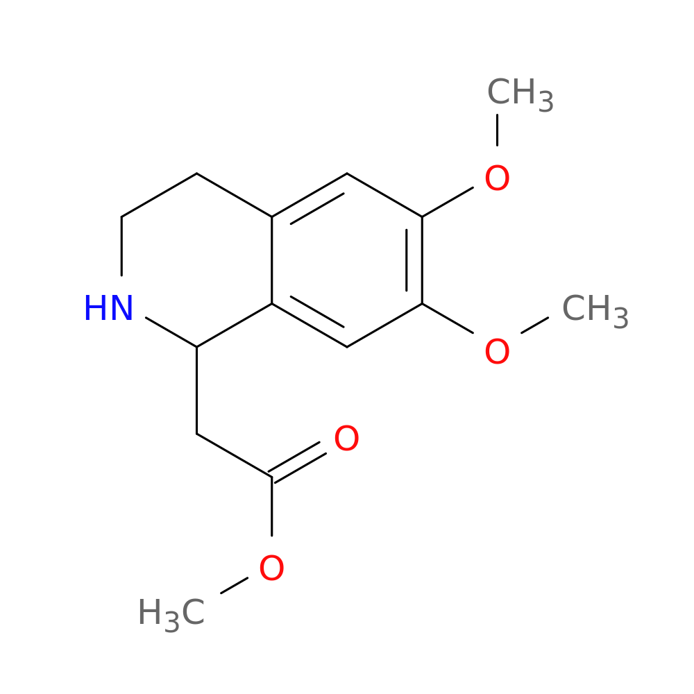 Methyl 2-(6,7-dimethoxy-1,2,3,4-tetrahydroisoquinolin-1-yl)acetate