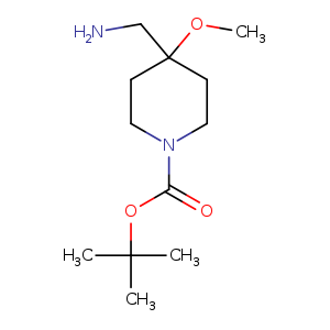 tert-butyl 4-(aminomethyl)-4-methoxypiperidine-1-carboxylate