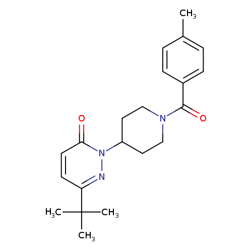 6-tert-butyl-2-[1-(4-methylbenzoyl)piperidin-4-yl]-2,3-dihydropyridazin-3-one