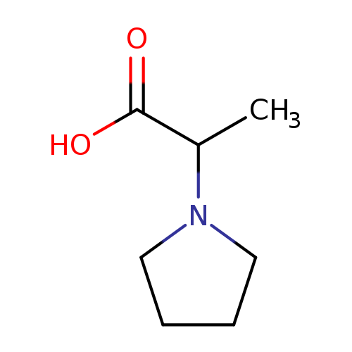 1-Pyrrolidineacetic acid, α-methyl-
