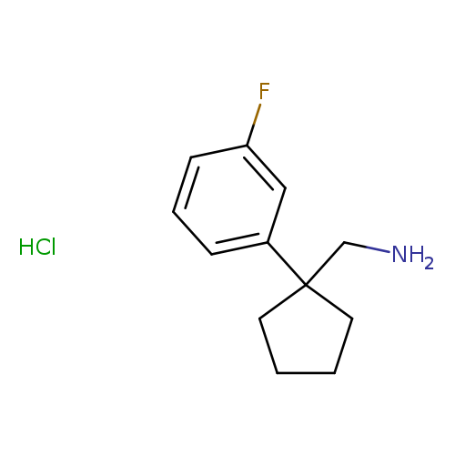 1-[1-(3-Fluorophenyl)cyclopentyl]methanamine hydrochloride