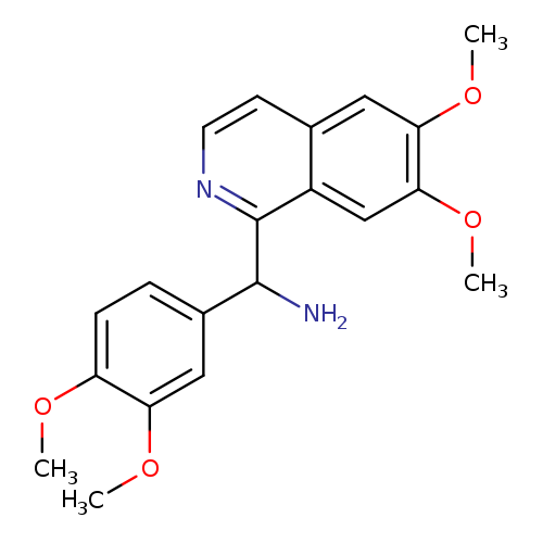[(6,7-Dimethoxyisoquinolin-1-yl)(3,4-dimethoxyphenyl)methyl]amine