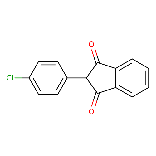 1H-Indene-1,3(2H)-dione, 2-(4-chlorophenyl)-