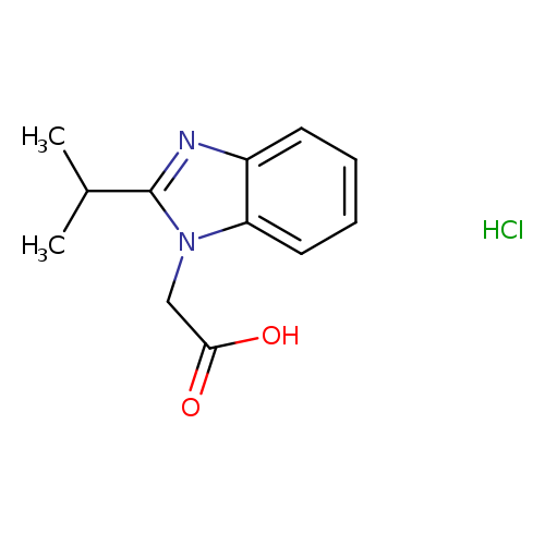 2-(2-isopropyl-1H-benzo[d]imidazol-1-yl)acetic acid hydrochloride