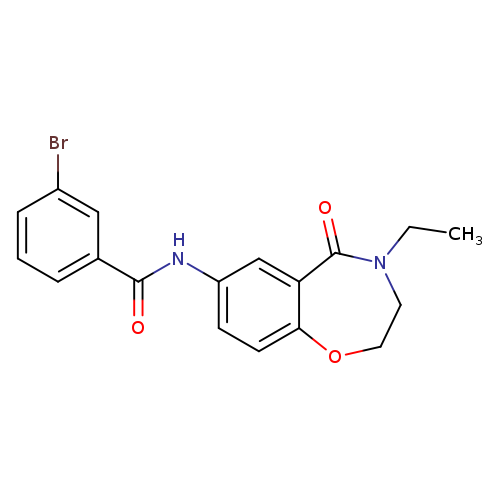 3-bromo-N-(4-ethyl-5-oxo-2,3,4,5-tetrahydro-1,4-benzoxazepin-7-yl)benzamide