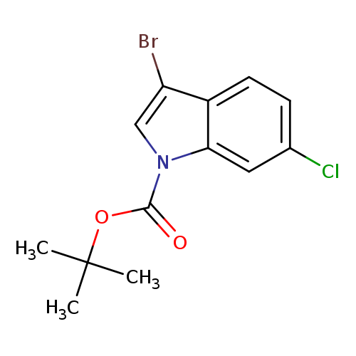 1H-Indole-1-carboxylic acid, 3-bromo-6-chloro-, 1,1-dimethylethyl ester