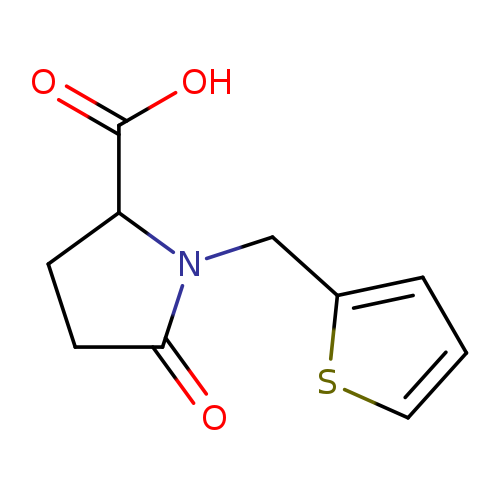 5-oxo-1-[(thiophen-2-yl)methyl]pyrrolidine-2-carboxylic acid