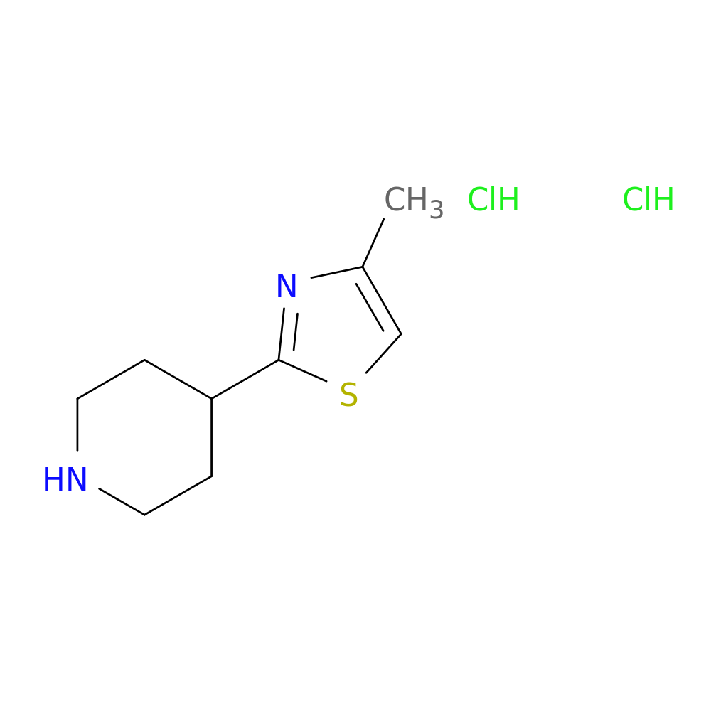 4-(4-methyl-1,3-thiazol-2-yl)piperidine dihydrochloride