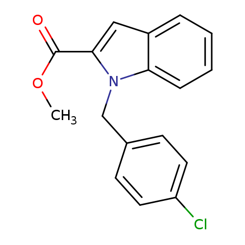 methyl 1-[(4-chlorophenyl)methyl]-1H-indole-2-carboxylate