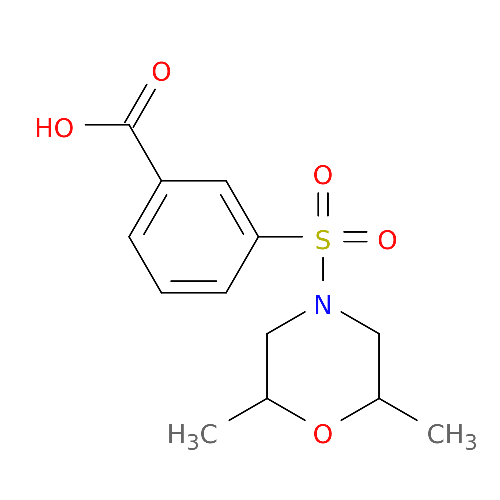 3-(2,6-Dimethyl-morpholine-4-sulfonyl)-benzoic acid