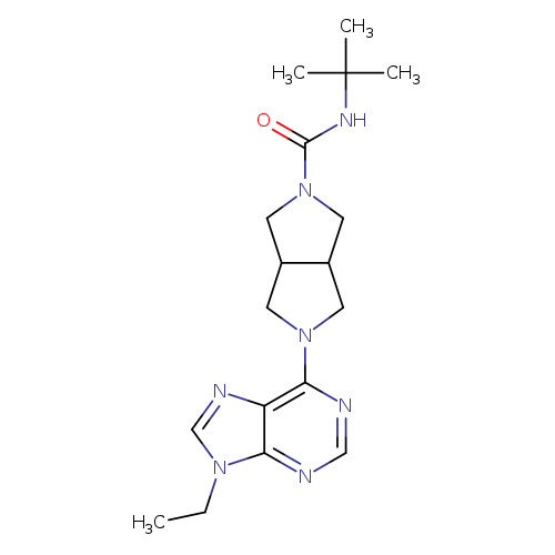 N-tert-butyl-5-(9-ethyl-9H-purin-6-yl)-octahydropyrrolo[3,4-c]pyrrole-2-carboxamide