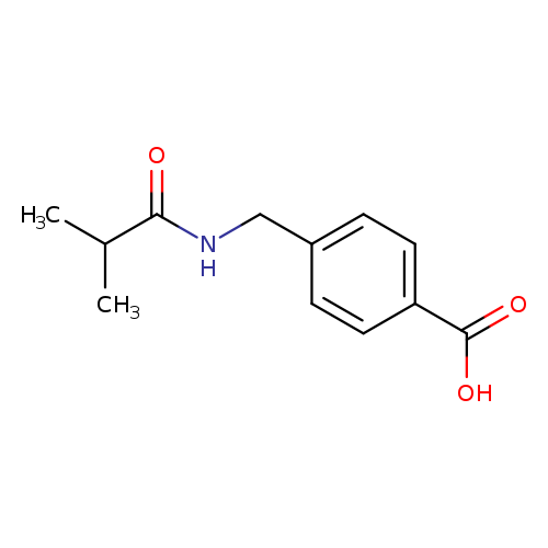 4-[(Isobutyrylamino)methyl]benzoic acid
