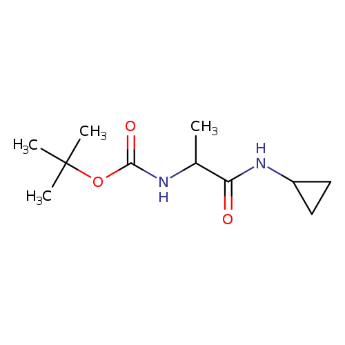 N-Cyclopropyl 2-(BOC-amino)propanamide