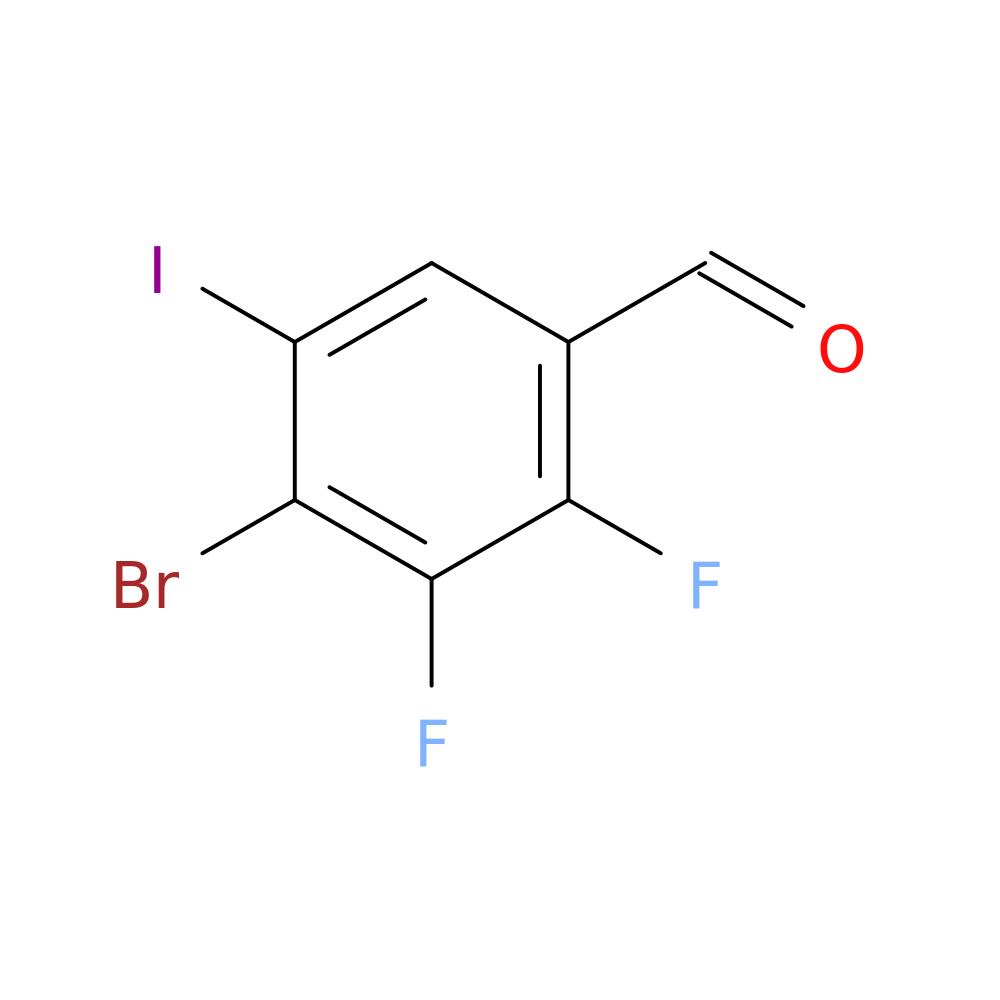 4-bromo-2,3-difluoro-5-iodobenzaldehyde