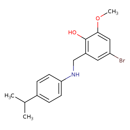 4-Bromo-2-(((4-isopropylphenyl)amino)methyl)-6-methoxyphenol