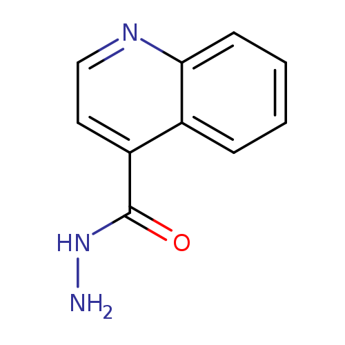 4-Quinolinecarboxylic acid, hydrazide