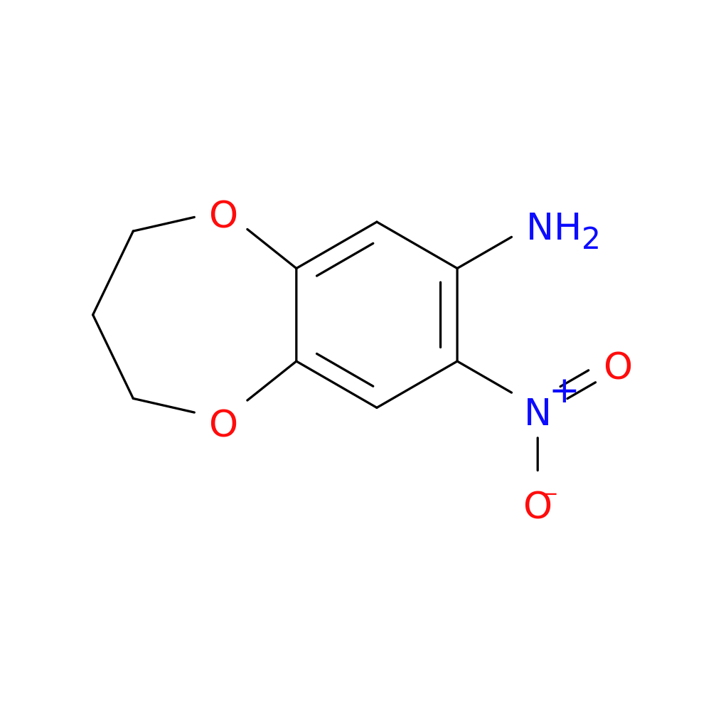 8-Nitro-3,4-dihydro-2H-1,5-benzodioxepin-7-amine