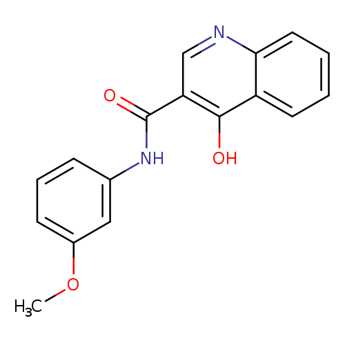 4-hydroxy-N-(3-methoxyphenyl)quinoline-3-carboxamide