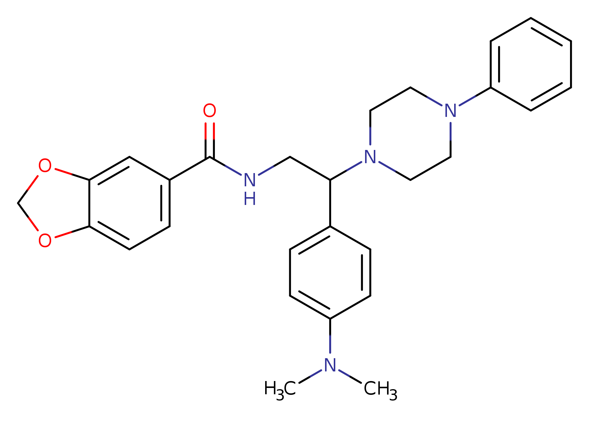 N-{2-[4-(dimethylamino)phenyl]-2-(4-phenylpiperazin-1-yl)ethyl}-2H-1,3-benzodioxole-5-carboxamide