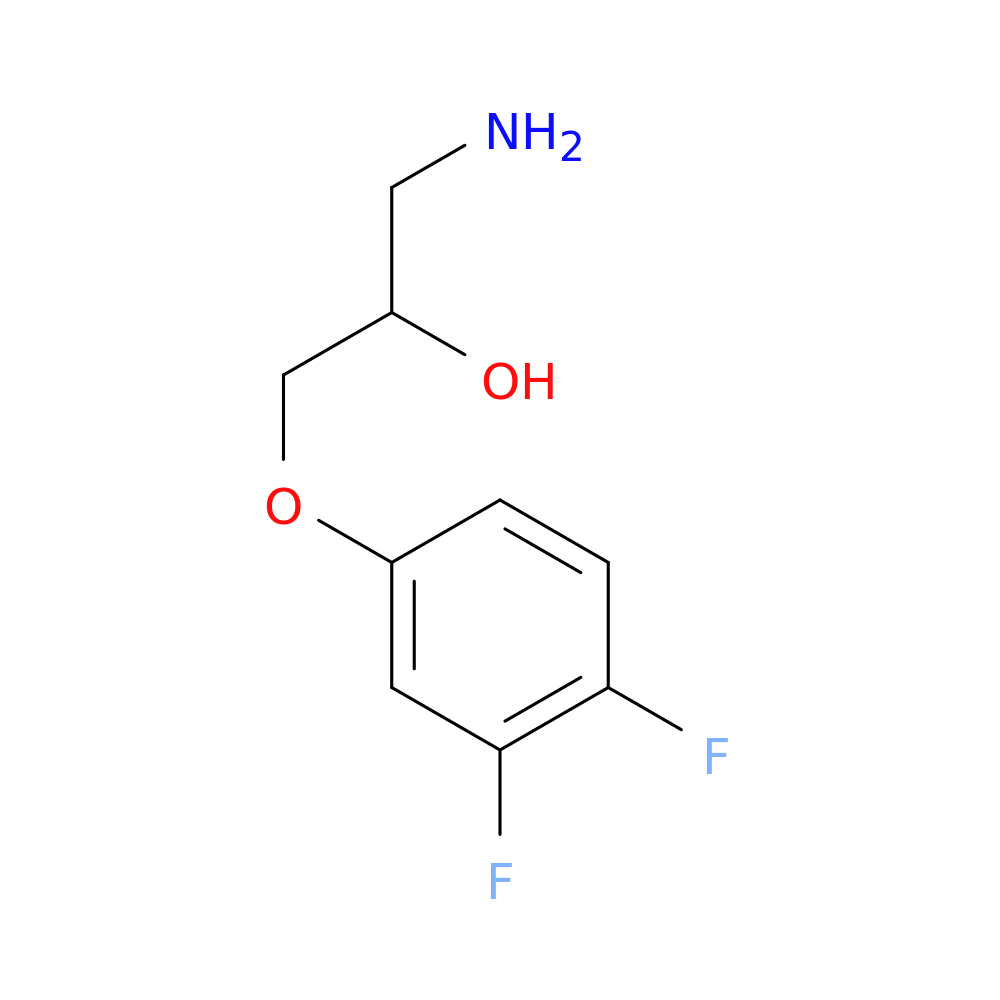 1-amino-3-(3,4-difluorophenoxy)propan-2-ol
