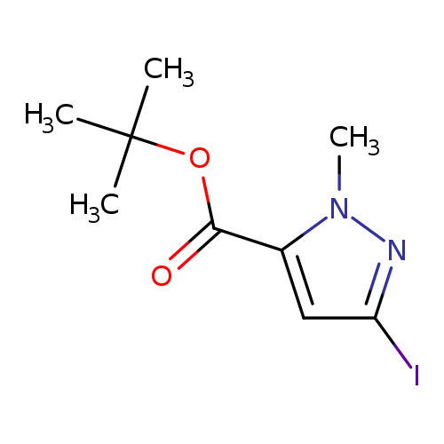tert-butyl 3-iodo-1-methyl-1H-pyrazole-5-carboxylate