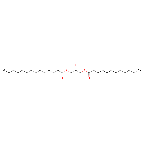 Tetradecanoic acid, 2-hydroxy-3-[(1-oxododecyl)oxy]propyl ester