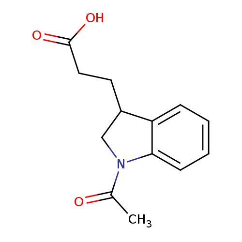 3-(1-acetyl-2,3-dihydro-1H-indol-3-yl)propanoic acid