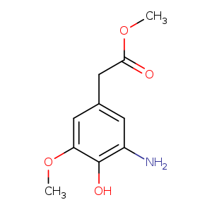 Methyl (3-amino-4-hydroxy-5-methoxyphenyl)acetate