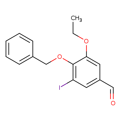 4-(benzyloxy)-3-ethoxy-5-iodobenzaldehyde