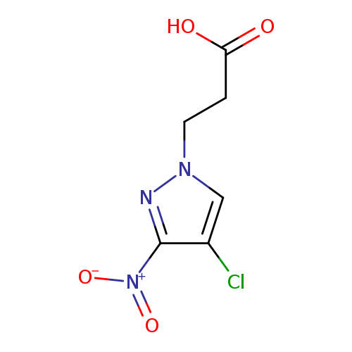3-(4-Chloro-3-nitro-1H-pyrazol-1-yl)propanoic acid