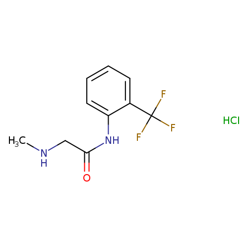 2-(methylamino)-N-[2-(trifluoromethyl)phenyl]acetamide hydrochloride
