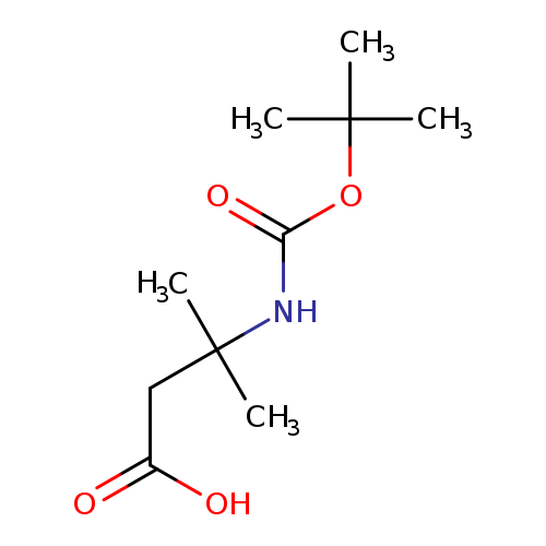 Butanoic acid, 3-[[(1,1-dimethylethoxy)carbonyl]amino]-3-methyl-
