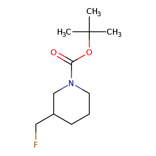 1-PIPERIDINECARBOXYLIC ACID, 3-(FLUOROMETHYL)-, 1,1-DIMETHYLETHYL ESTER