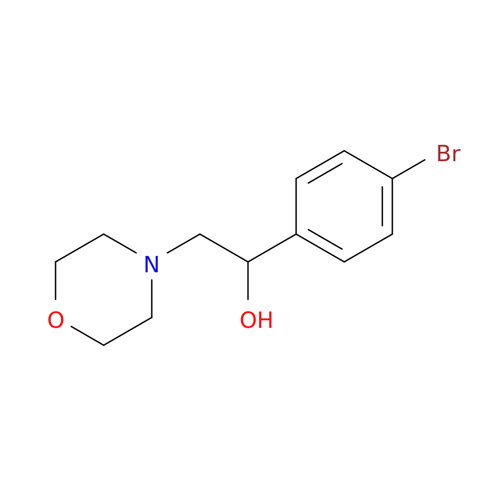 1-(4-bromophenyl)-2-morpholin-4-ylethanol
