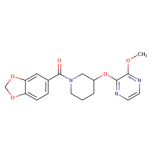 2-{[1-(2H-1,3-benzodioxole-5-carbonyl)piperidin-3-yl]oxy}-3-methoxypyrazine