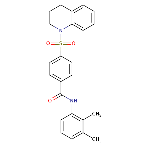 N-(2,3-dimethylphenyl)-4-(1,2,3,4-tetrahydroquinoline-1-sulfonyl)benzamide