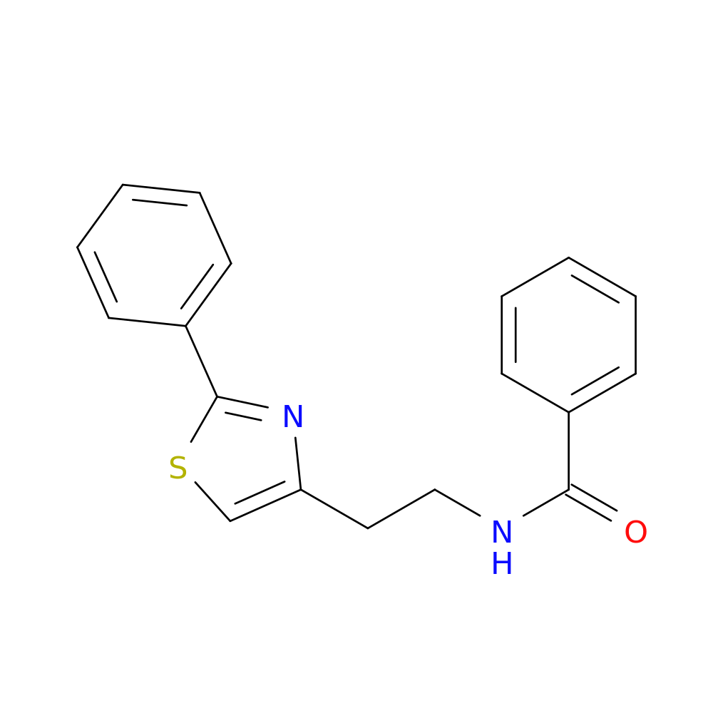 N-[2-(2-phenyl-1,3-thiazol-4-yl)ethyl]benzamide