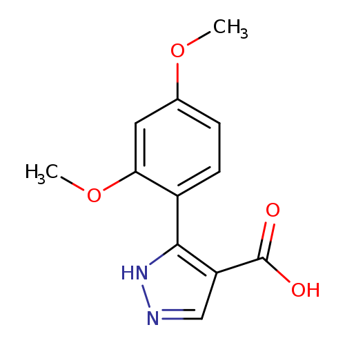 5-(2,4-Dimethoxyphenyl)-1H-pyrazole-4-carboxylic acid