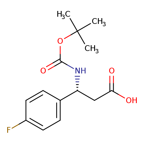(R)-3-((tert-Butoxycarbonyl)amino)-3-(4-fluorophenyl)propanoic acid