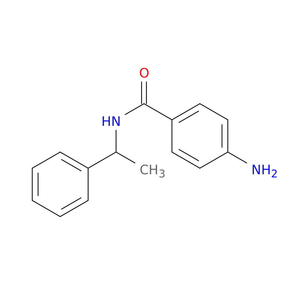 4-Amino-N-(1-phenylethyl)benzamide
