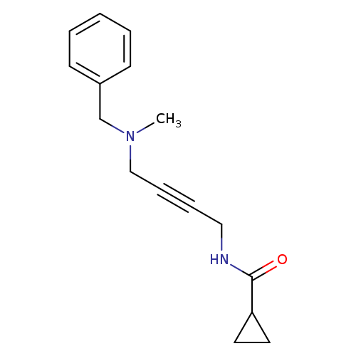 N-{4-[benzyl(methyl)amino]but-2-yn-1-yl}cyclopropanecarboxamide