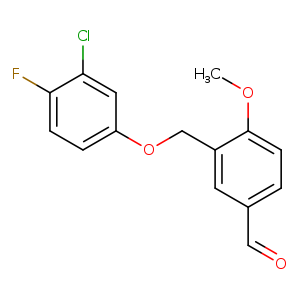 3-(3-Chloro-4-fluoro-phenoxymethyl)-4-methoxy-benzaldehyde
