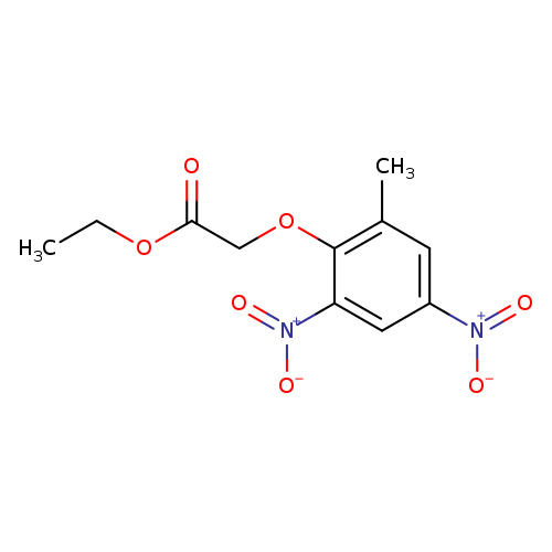 Ethyl (2-methyl-4,6-dinitrophenoxy)acetate