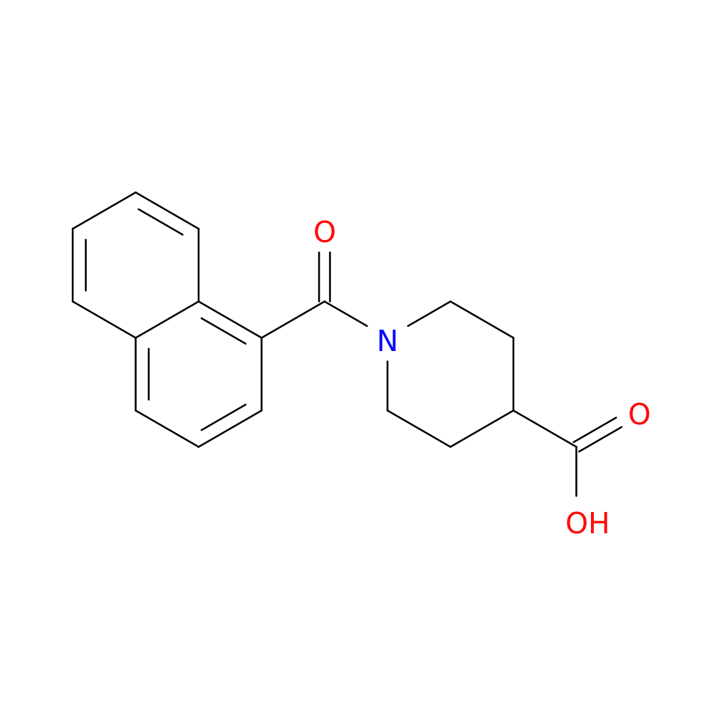 1-(naphthalene-1-carbonyl)piperidine-4-carboxylic acid