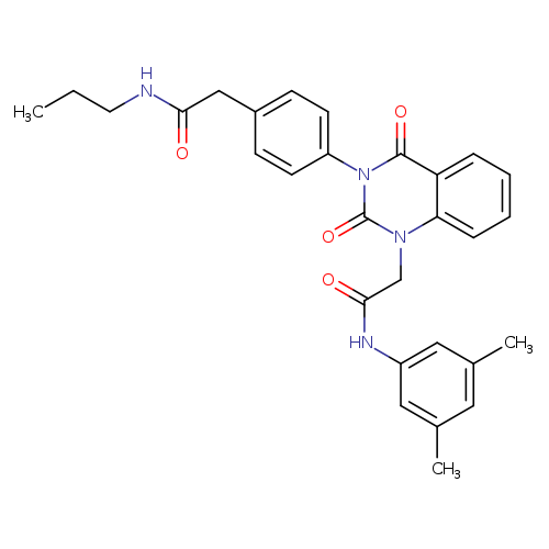 2-[4-(1-{[(3,5-dimethylphenyl)carbamoyl]methyl}-2,4-dioxo-1,2,3,4-tetrahydroquinazolin-3-yl)phenyl]-N-propylacetamide