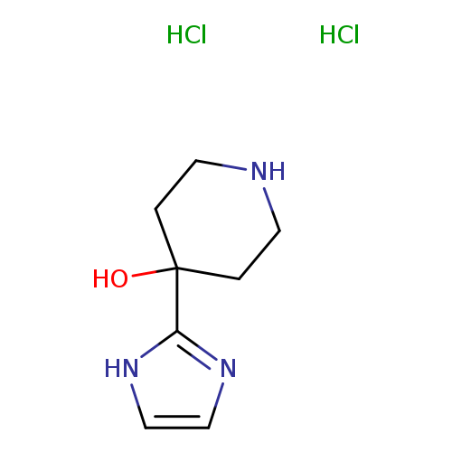 4-(1H-imidazol-2-yl)piperidin-4-ol dihydrochloride