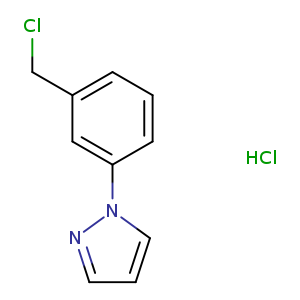 1-[3-(Chloromethyl)phenyl]-1H-pyrazole hydrochloride