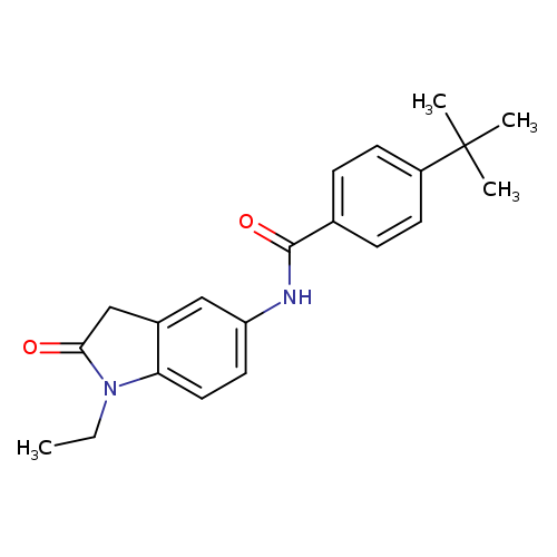 4-tert-butyl-N-(1-ethyl-2-oxo-2,3-dihydro-1H-indol-5-yl)benzamide