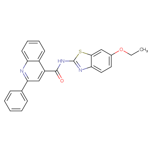 N-(6-ethoxy-1,3-benzothiazol-2-yl)-2-phenylquinoline-4-carboxamide